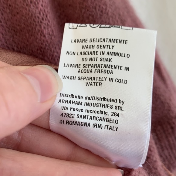 Semicouture mauve Italian mohair sweater top M - Picture 6 of 12